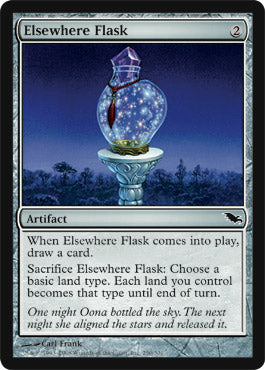 Elsewhere Flask (Shadowmoor) Medium Play