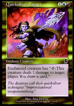 Quicksilver Dagger (Apocalypse) Damaged / Poor Foil