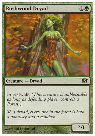 Rushwood Dryad (8th Edition) Medium Play