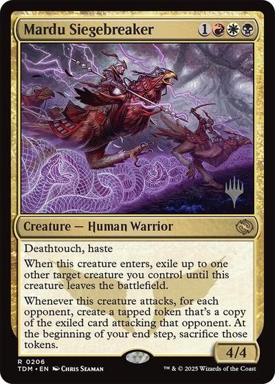 Mardu Siegebreaker (Promo Pack: Tarkir: Dragonstorm) Near Mint