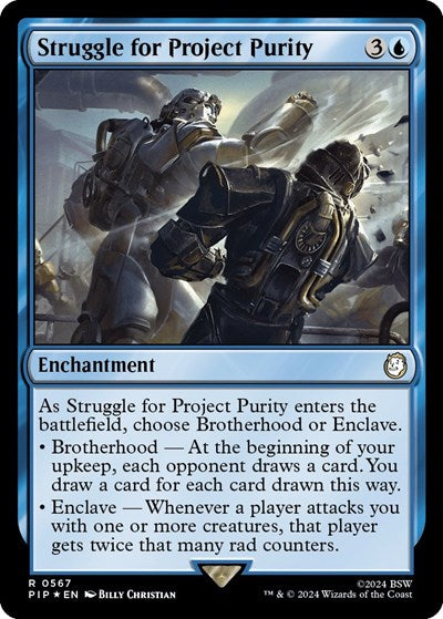 Struggle for Project Purity (Surge Foil) (Universes Beyond: Fallout) Light Play Foil