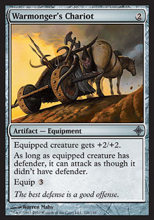 Warmonger's Chariot (Rise of the Eldrazi) Light Play