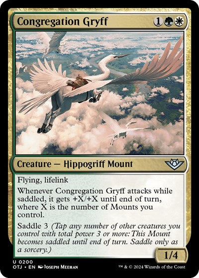Congregation Gryff (Outlaws of Thunder Junction) Near Mint Foil