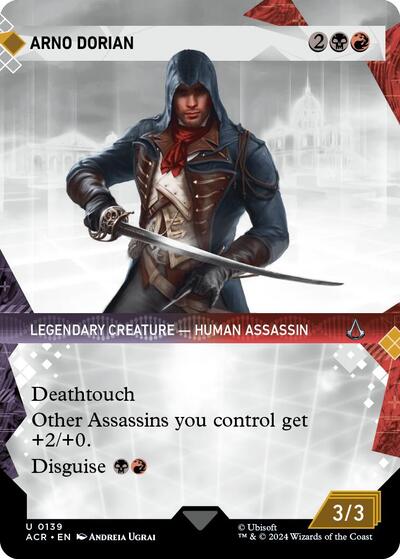 Arno Dorian (Showcase) (Universes Beyond: Assassin's Creed) Light Play