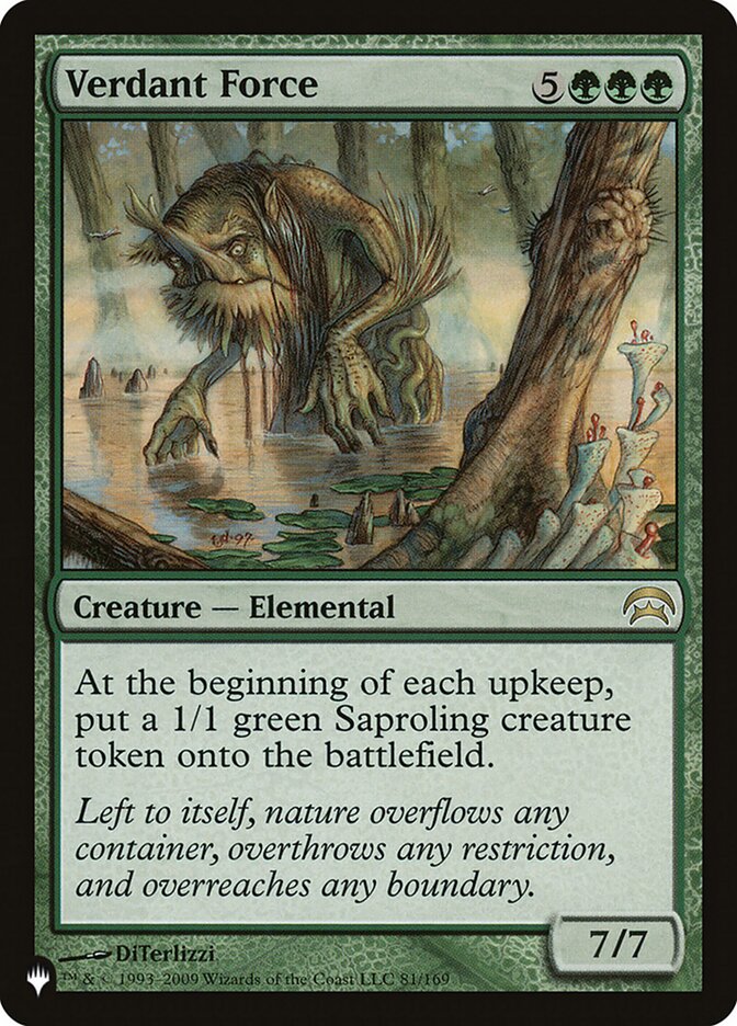 Verdant Force (The List) Near Mint