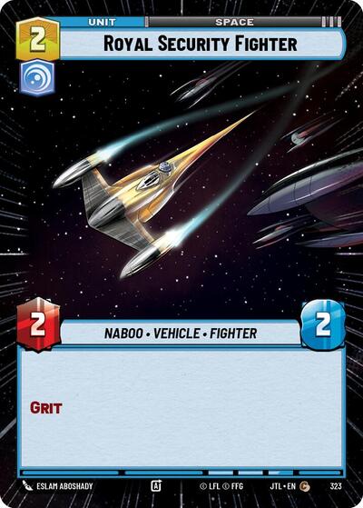 Royal Security Fighter (Hyperspace) (Jump to Lightspeed) Near Mint
