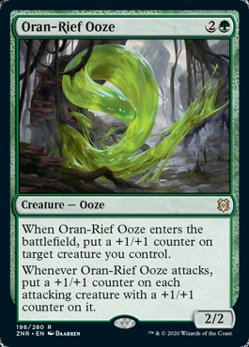 Oran-Rief Ooze (Zendikar Rising) Medium Play