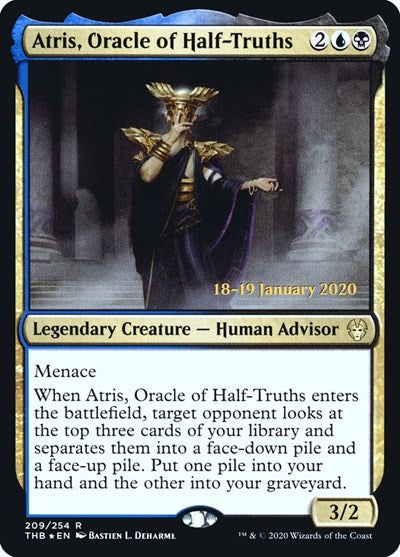 Atris, Oracle of Half-Truths (Promos: Prerelease Cards) Near Mint Foil