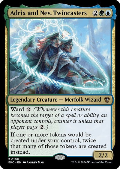 Adrix and Nev, Twincasters (Commander: Murders at Karlov Manor) Near Mint
