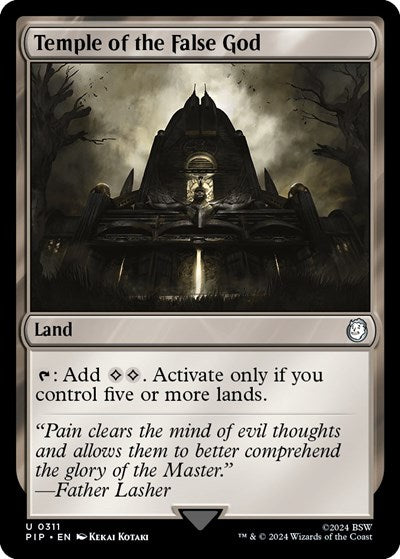 Temple of the False God (Universes Beyond: Fallout) Near Mint