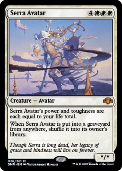 Serra Avatar (Dominaria Remastered) Near Mint Foil