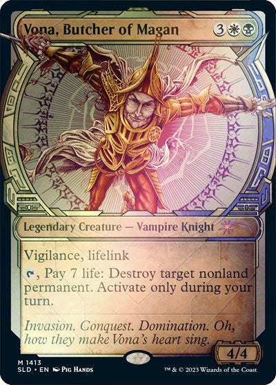 Vona, Butcher of Magan (Rainbow Foil) (Secret Lair) Near Mint Foil