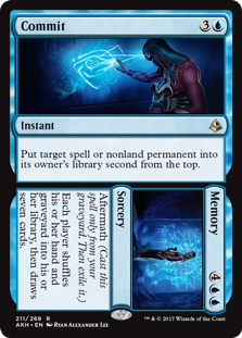 Commit to Memory (Amonkhet) Near Mint Foil