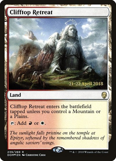 Clifftop Retreat (Promos: Prerelease Cards) Light Play Foil