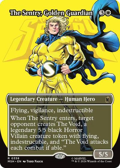 The Sentry, Golden Guardian (Borderless) (Marvel Super Heroes) Near Mint