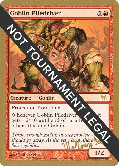 Goblin Piledriver - 2003 Wolfgang Eder (ONS) (World Championship Decks) Near Mint