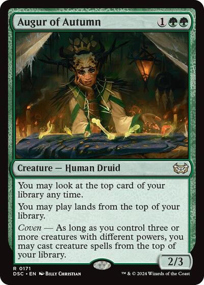 Augur of Autumn (Commander: Duskmourn: House of Horror) Near Mint