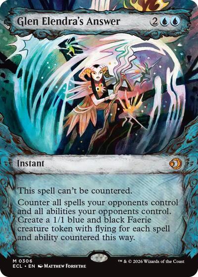 Glen Elendra's Answer (Showcase) (Lorwyn Eclipsed) Near Mint