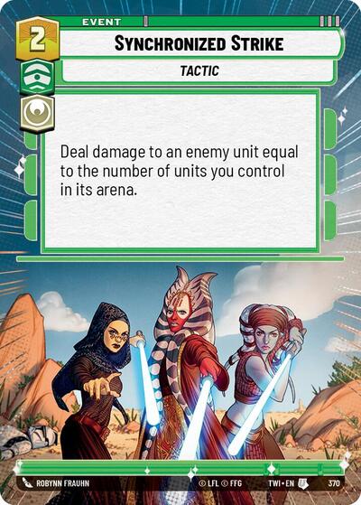 Synchronized Strike (Hyperspace) (Twilight of the Republic) Near Mint Foil