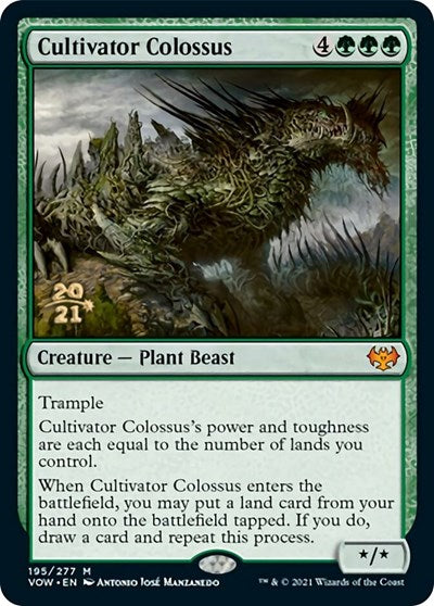 Cultivator Colossus (Promos: Prerelease Cards) Light Play Foil