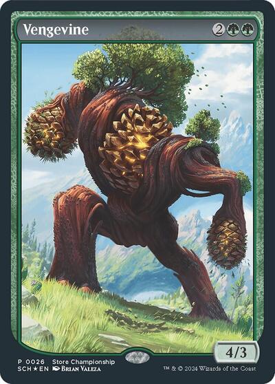 Vengevine (Promos: Game Day and Store Championship) Near Mint Foil