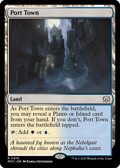 Port Town (Commander: March of the Machine) Light Play