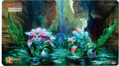 Magic Grand Prix 2018 Playmat: Indianapolis (Version 1) Aquatic Incursion (Magic Promotional Playmats) New