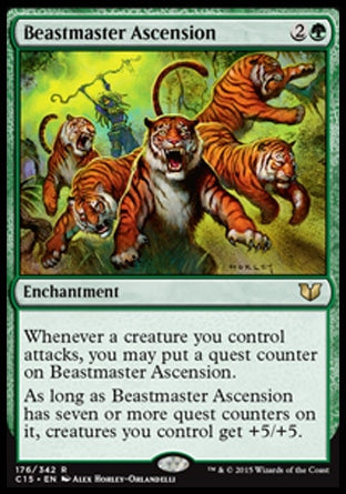 Beastmaster Ascension (Commander 2015) Medium Play