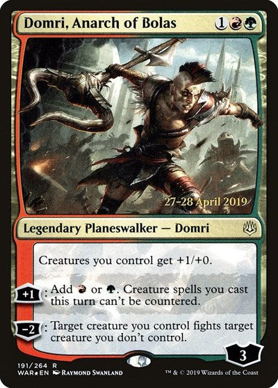 Domri, Anarch of Bolas (Promos: Prerelease Cards) Near Mint Foil