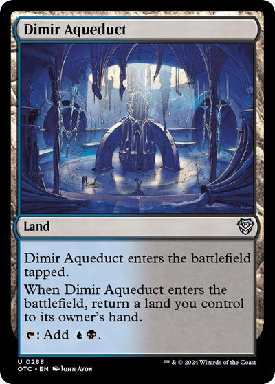 Dimir Aqueduct (Commander: Outlaws of Thunder Junction) Near Mint