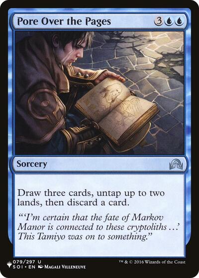 Pore Over the Pages (The List) Near Mint