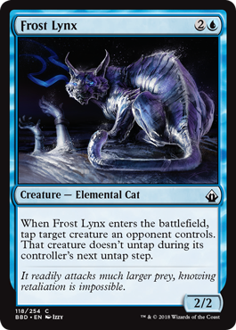 Frost Lynx (Battlebond) Medium Play Foil