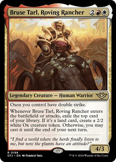Bruse Tarl, Roving Rancher (Promo Pack: Outlaws of Thunder Junction) Near Mint