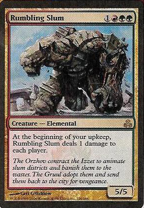 Rumbling Slum (Guildpact) Medium Play Foil