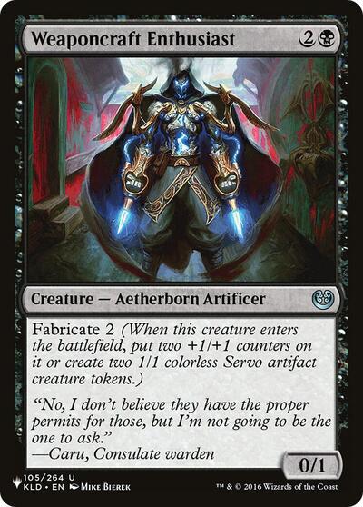 Weaponcraft Enthusiast (The List) Light Play