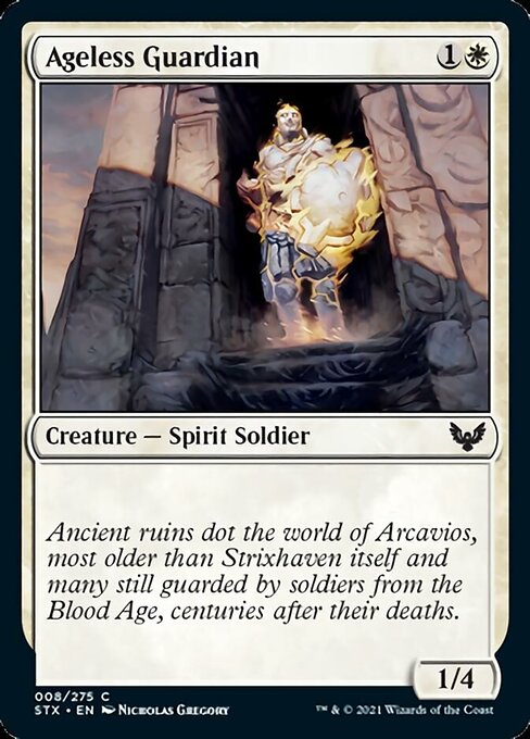 Ageless Guardian (Strixhaven) Light Play Foil