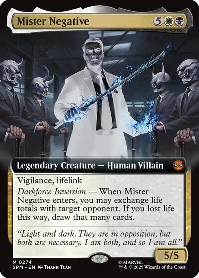 Mister Negative (Extended Art) (Marvel's Spider-Man) Light Play Foil