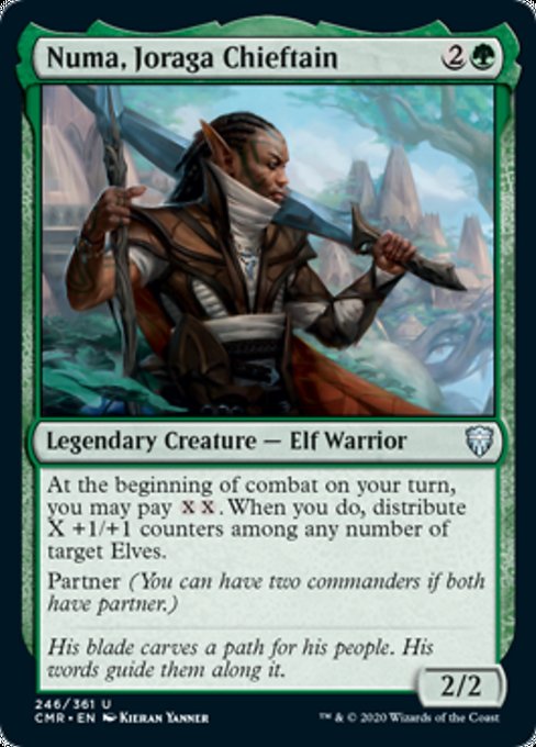 Numa, Joraga Chieftain (Commander Legends) Light Play Foil