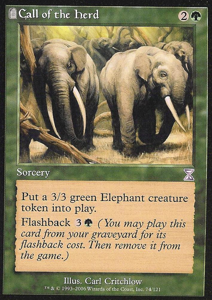 Call of the Herd (Time Spiral Time Shifted) Light Play