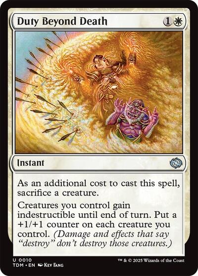 Duty Beyond Death (Tarkir: Dragonstorm) Medium Play