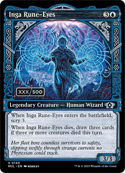 Inga Rune-Eyes (Serialized) (March of the Machine: Multiverse Legends) Near Mint Foil