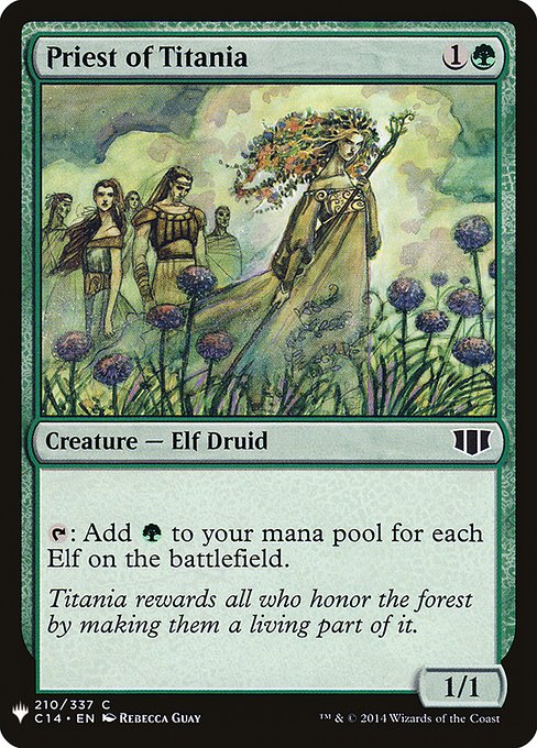 Priest of Titania (Mystery Booster) Light Play