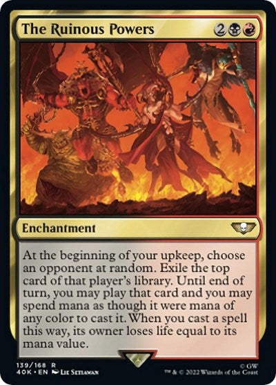The Ruinous Powers (Surge Foil) (Universes Beyond: Warhammer 40K) Near Mint Foil