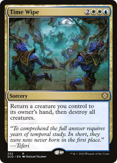 Time Wipe (Commander 2022 Starter Decks) Light Play