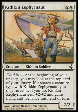 Kithkin Zephyrnaut (Morningtide) Damaged / Poor Foil