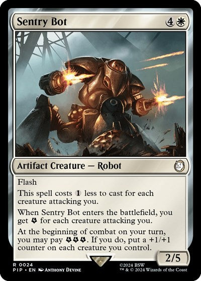 Sentry Bot (Universes Beyond: Fallout) Near Mint Foil