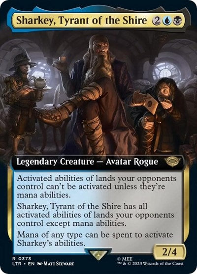 Sharkey, Tyrant of the Shire (Extended Art) (Universes Beyond: The Lord of the Rings: Tales of Middle-earth) Light Play