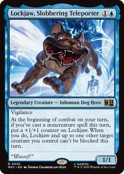 Lockjaw, Slobbering Teleporter (Commander: Marvel Super Heroes) Near Mint