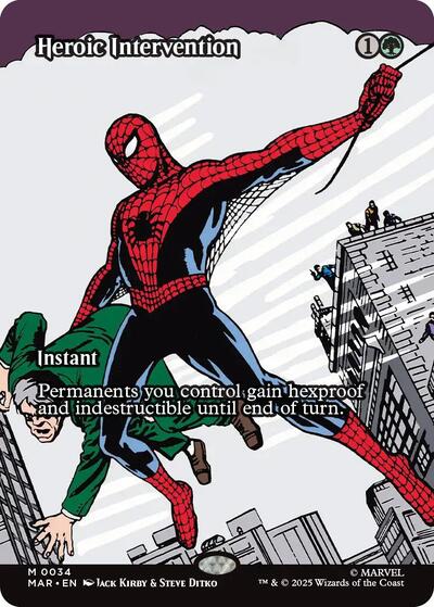 Heroic Intervention (Borderless) (Marvel Eternal-Legal) Near Mint