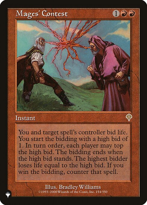 Mages' Contest (The List) Light Play